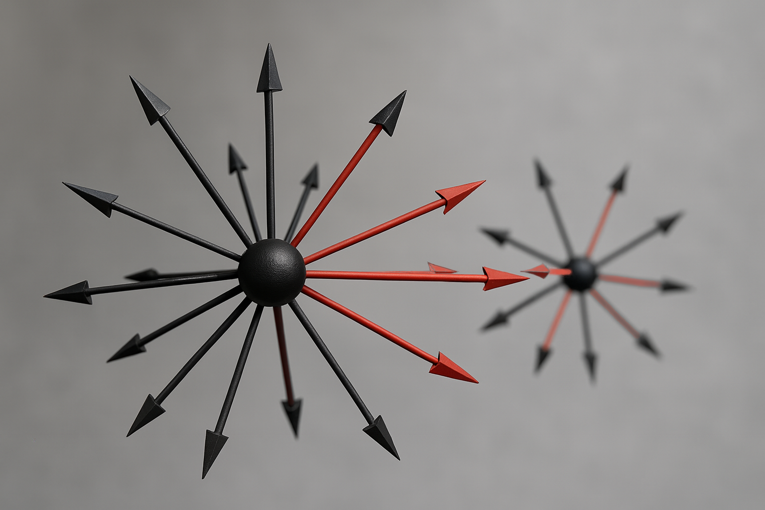 Directional compatibility between two SEP vectors and node formation threshold.